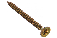 Шуруп универсальный 3,5х40 желтый цинк 200 шт | код 4532045-200 | ЭТМ-Крепеж