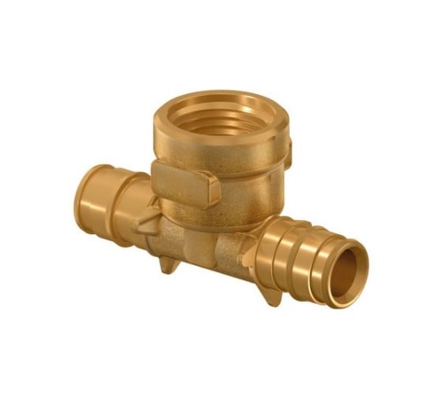 Тройник Q&E 16 х 1/2' ВР DR-латунь | код 1047885 | Uponor Тройник Q&E 16 х 1/2' ВР DR-латунь | код 1047885 | Uponor