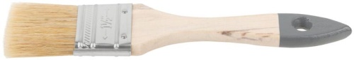 Кисть флейцевая ''Лайт'', натуральная cветлая щетина, деревянная ручка 1,5'' (38 мм) | код 804 | FIT фото 4
