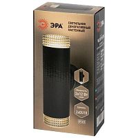 Светильник настенный WL50 BK/BK 2*GU10 2*12Вт IP20 черный | код Б0061193 | ЭРА