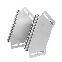 Угол вертикальный внешний 45 градусов Стандарт INOX (AISI 304) 150х100 Промрукав | код PR16.2903 | ПРОМРУКАВ