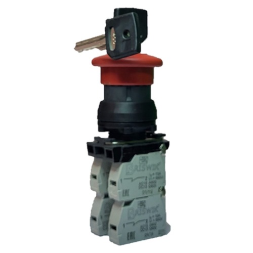 Выключатель Briswik КЕ 212/1м красный 4но+0нз Гриб Ключ с фикс IP66 УХЛ2 10А | код aZ-PV-6Ai-0241 | Briswik Выключатель Briswik КЕ 212/1м красный 4но+0нз Гриб Ключ с фикс IP66 УХЛ2 10А | код aZ-PV-6Ai-0241 | Briswik