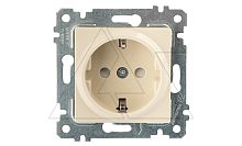 Rita - Розетка 2P+E, защ. шторки, сл.кость | код 2200-605-0202 | Mutlusan