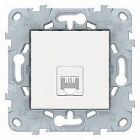 Розетка телефонная 1xRJ11 UNICA NEW, белый | код. NU549218 | Schneider Electric