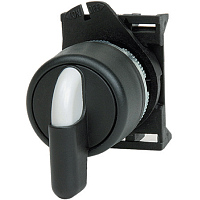 Переключатель на 3 положения с фиксацией длинная ручка, желтый | код ASLB3T0 | DKC