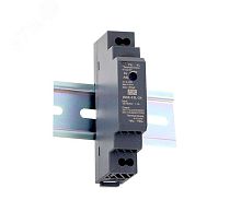 Преобразователь DC-DC, 15Вт, вход 9-36 В DC, выход 5В,3А, в кожухе на DIN-рейку | код DDR-15G-5 | Mean Well