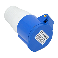 Розетка переносная AM-213 16A 220V~250V 2P+E IP44 (ANDELI) | код ADL13-025 | ANDELI