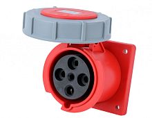 Розетка для скрытой проводки 3Р+РЕ 125А 380В IP67 РЩ-103 | код 26273DEK | DEKraft