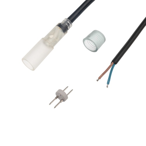 Коннектор с проводом для двухжильного дюралайта, диаметр 13мм (коннектор с иголкой, заглушка) NEON-NIGHT | код 124-018 | NEON-NIGHT Коннектор с проводом для двухжильного дюралайта, диаметр 13мм (коннектор с иголкой, заглушка) NEON-NIGHT | код 124-018 | NEON-NIGHT