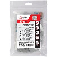 Клемма проходная разветвительная 222-4126 2/6 полюсов 0.08-2.5/4кв.мм с рычагами NO-225-407 (уп.15шт) Эра Б0067952