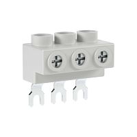 Шинная колодка для DMP32 для жесткого 6-25 кв.мм и гибкого 6-16 кв.мм кабеля до 63А | код DMP32FT | DKC