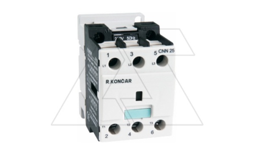 Контактор CNN 25 00 380/400V 50Hz, 3P, 25A/(40A по AC-1), 11kW(400VAC), 380/400VAC | код EAC603395 | Rade Koncar Контактор CNN 25 00 380/400V 50Hz, 3P, 25A/(40A по AC-1), 11kW(400VAC), 380/400VAC | код EAC603395 | Rade Koncar