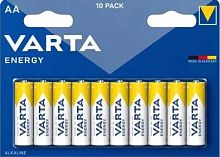 Батарея Varta Energy LR6 BL10 Alkaline AA (10шт) блистер | код 1955922 | VARTA