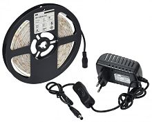Комплект DIY (2835W60-4,8-IP65-12В 5м + др. + выкл.) IEK | код LSR1-2-060-65-1-05-S1 | IEK