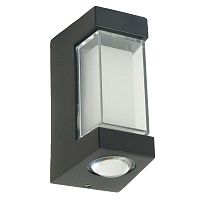 Светильник светодиодный уличный ДБУ-4w 3000К IP54 черный | код 51489 | Feron