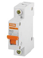 Авт. выкл.ВА47-63 1Р 63А 4,5кА х-ка B TDM | код SQ0218-0045 | TDM