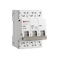 Автоматический выключатель ВА 47-63N MA 3P 16А (C) 6кА без теплового расцепителя PROXIMA EKF | код M63MA6316C | EKF