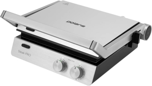 Электрогриль Polaris PGP 2803 2000Вт серебристый | код 1908693 | POLARIS