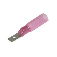 Клемма ножевая изолированная RUICHI MDD1.25-187(5) HST, красная | код 108169 | Ruichi