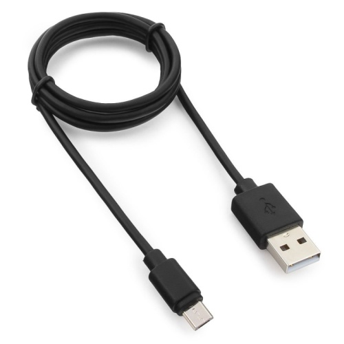 Кабель USB 2.0 Pro Гарнизон GCC-mUSB2-AMBM-1M, AM/microBM 5P, 1м, черный, пакет | код GCC-mUSB2-AMBM-1M | Гарнизон