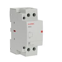 Контактор модульный YON max типа MCE, 2P, 63A, 240В, 2НО | код MCE-63-20-A240 | DKC