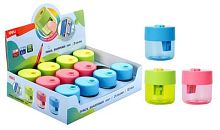 Точилка для карандашей ручная Deli EH557 1 отверстие пластик ассорти | код 1901112 | DELI