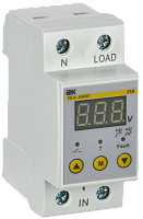 Реле напряжения РН-д однофазное 36мм 25А IEK | код IVR21-1-25 | IEK