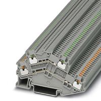 Двухъярусные клеммы PTTBS 1,5/S/U-OG/O-GN | код 3214666 | PHOENIX CONTACT