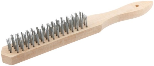 Корщетка 4-х рядная деревянная ручка КУРС 38400