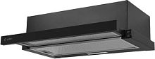 Вытяжка встраиваемая Lex Hubble 500 черный управление: кнопочное (1 мотор) | код 1923963 | LEX