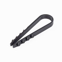 Дюбель-хомут(нейлон) ДХ 5-10 (ч) (100шт.) (Fortisflex) | код. 59544 | КВТ