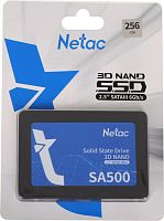 Накопитель SSD Netac SATA-III 256GB NT01SA500-256-S3X SA500 2.5 | код 1792764 | NETAC