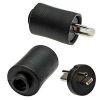 Разъём аудио SZC-0239 под пайку/AUD-51, чёрный | код 107096 | SZC