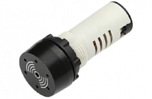 Зуммер компактный постоянный сигнал ф22 черный 230В | код BZ3-22M/N220 | ELVERT