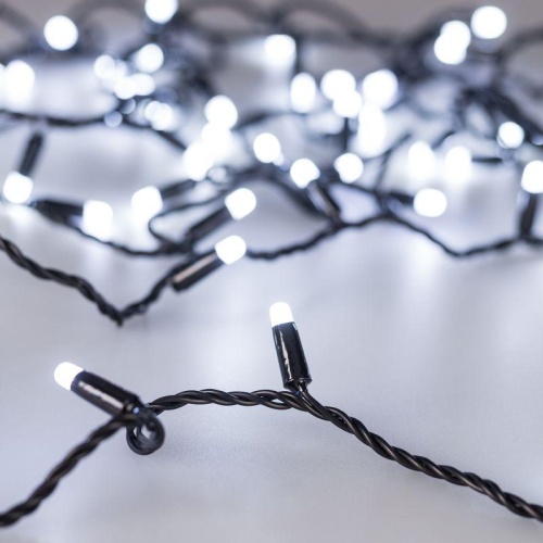 Гирлянда светодиодная декоративная ARD-STRING-CLASSIC-10000-BLACK-100LED-MILK-STD White (230V, 7W) (ARDCL, IP65) | код 31206 | Arlight Гирлянда светодиодная декоративная ARD-STRING-CLASSIC-10000-BLACK-100LED-MILK-STD White (230V, 7W) (ARDCL, IP65) | код 31206 | Arlight