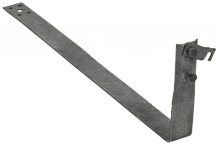 Дер. пр. кр. 6-10мм чер. кр. L=430мм оц. сталь TD IEK | код ZDP80-13-5-16-430 | IEK