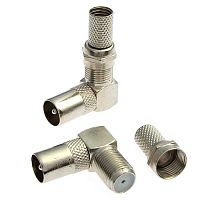 Разъём высокочастотный RUICHI FF-TV-M R, обжимной | код 96632 | Ruichi