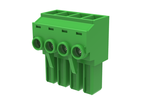 MC-RHH7.62H04C-0001 Клемма МС, шаг 7.62мм, 4 конт., шт | код MC-RHH7.62H04C-0001 | SUPU