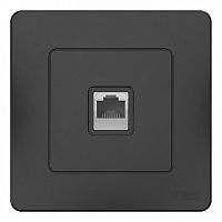 Розетка компьютерная 1xRJ45 Cat.5 BLANCA, антрацит | код. BLNIS045006 | Schneider Electric