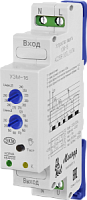 Устройство защиты многофункциональное УЗМ-16 УХЛ4, ток нагрузки 16А, регулируемые пороги Uниз - 154-209В, Uверх - 231-286В, задержка включения 6 мин/10 с, корпус 1 модуль МЕАНДР | код 4640016931910 | МЕАНДР