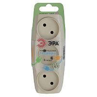 Тройник 3гн, без заземл. (сл. кость) (10/60/1200) SP-3-I | код Б0017018 | ЭРА