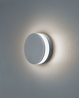 Светильник светодиодный 80 559 NOF-D-W-002-02 12Вт 3000К IP54 300лм для наружной подсветки круг сер. Navigator 80559