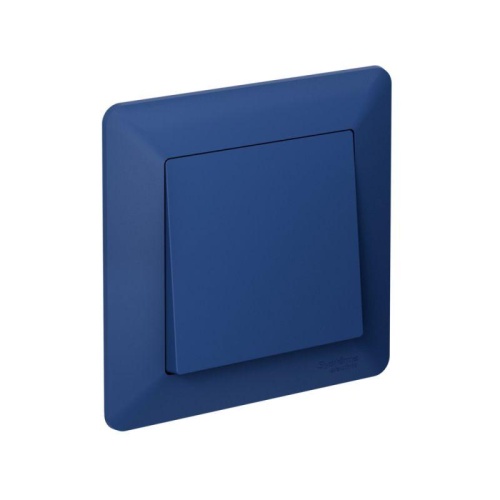 ATLASDESIGN AIR 1-постовая РАМКА, АКВАМАРИН/дымчатый черный | код ATN221101 | Systeme Electric фото 4