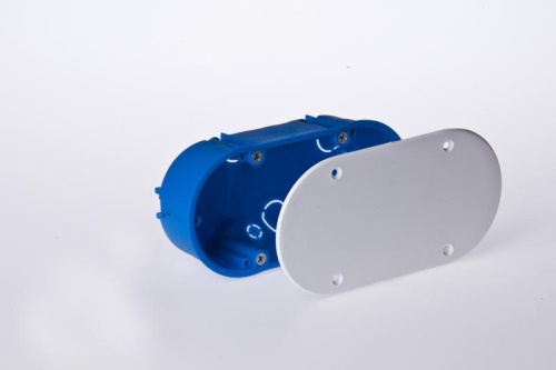 Коробка разветвительная в бетон с крышкой 140х65x45 | код 10141 | Ruvinil