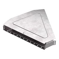 Угол горизонтальный 45 градусов с крышкой Стандарт 600х80 Промрукав | код PR16.0620 | ПРОМРУКАВ