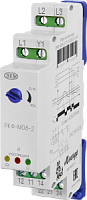 Реле контроля фаз РКФ-М08-3-15 AC400В УХЛ4, защита электродвигателей крановых установок предпусковой контроль сопротивления изоляции двигателя отключена функция контроля чередования фаз МЕАНДР | код 4640016935000 | МЕАНДР