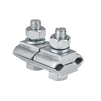 Зажим соединительный плашечный 2 болта М6 (D провода 5,1,,,9,0 мм) ПА-1-1 PROxima | код pa-1-1 | EKF