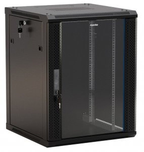 Шкаф настенный 19-дюймовый 18U 908x600х600мм (TWB-1866-GP-RAL9004) | код 392642 | Hyperline Шкаф настенный 19-дюймовый 18U 908x600х600мм (TWB-1866-GP-RAL9004) | код 392642 | Hyperline