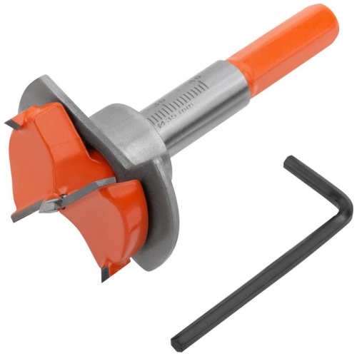 Сверло Форстнера (фреза) с карбидными вставками и ограничителем глубины 35 мм | код 36517 | FIT фото 2