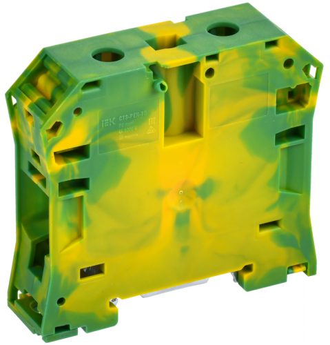 Колодка клеммная CTS-PEN земля монтаж неск. напр. 70мм2 IEK | код YCT11-02-K52-070 | IEK